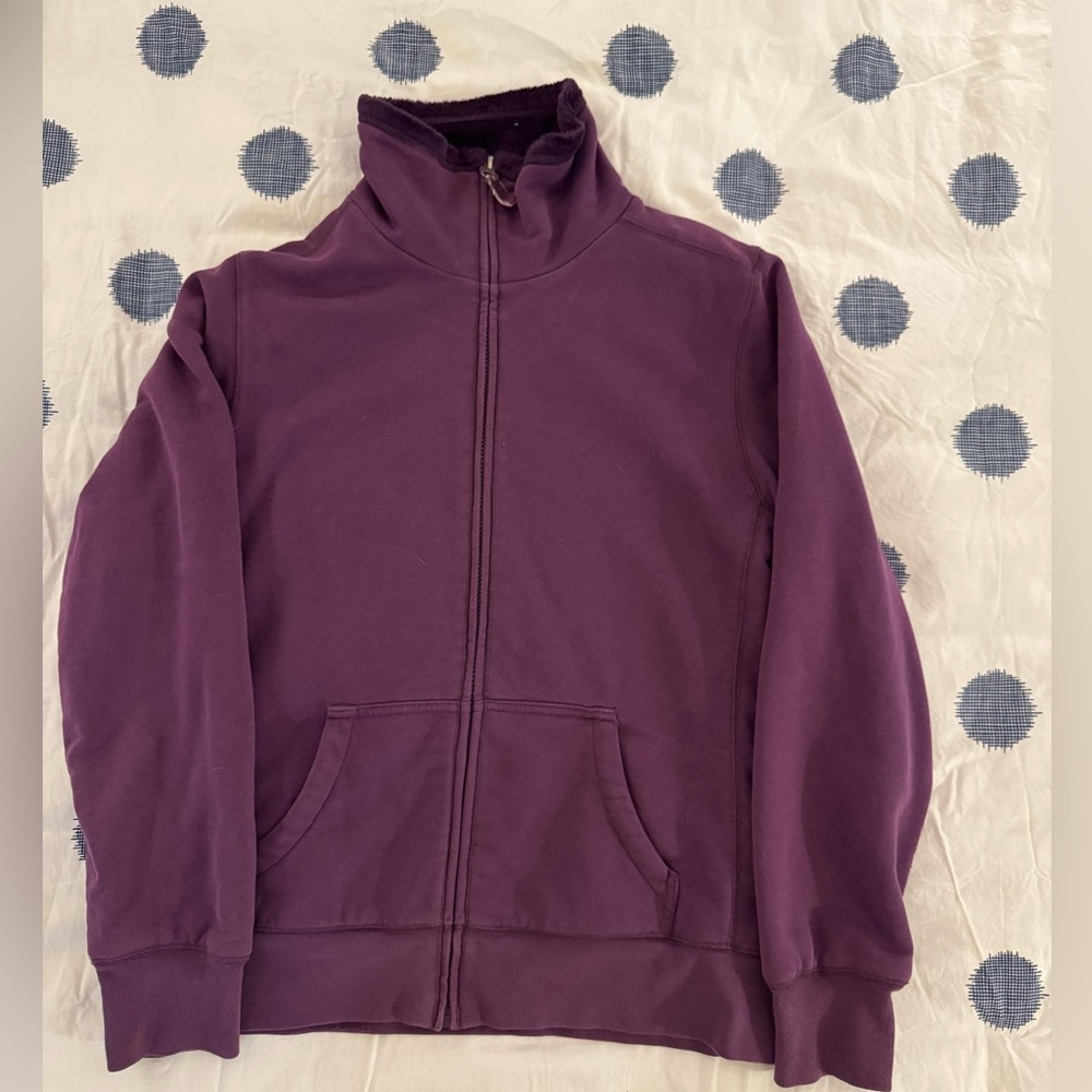 L.L. Bean Deep Purple Fleece Jacket